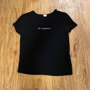Be yourself shirt from garage